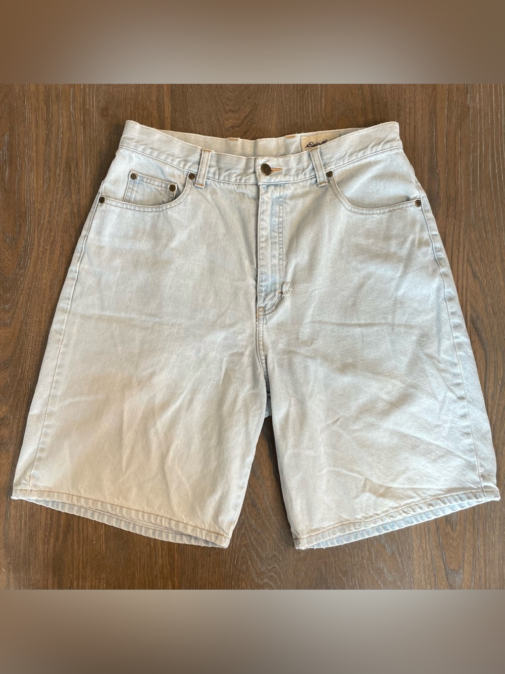 Eddie Bauer Light Blue High Waisted Denim Shorts